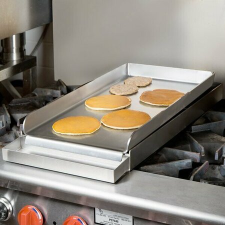 ASSURE PARTS 12in x 27in x 4in Add-On 2 Burner Griddle Top 177AOGT1227